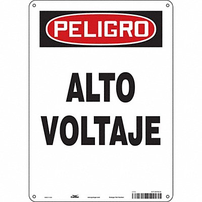 Safety Sign 14 inx10 in Aluminum