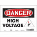 Safety Sign 7 inx10 in Vinyl