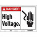 Safety Sign 10 in x 14 in Vinyl
