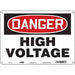 J6931 Safety Sign 10 inx14 in Polyethylene