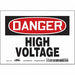 J6931 Safety Sign 5 inx7 in Vinyl