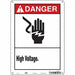 Safety Sign 14 in x 10 in Polyethylene