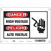 Safety Sign 7 in x 10 in Aluminum
