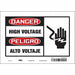 Safety Sign 7 inx10 in Vinyl