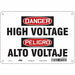 Safety Sign 7 in x 10 in Polyethylene