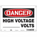 Safety Sign 7 in x 10 in Aluminum
