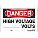Safety Sign 7 inx10 in Vinyl