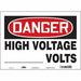 Safety Sign 10 inx14 in Vinyl