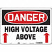 Safety Sign 14 inx20 in Aluminum