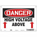 Safety Sign 7 inx10 in Polyethylene