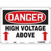 Safety Sign 10 inx14 in Polyethylene