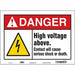 Safety Sign 10 in x 14 in Vinyl
