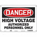 Safety Sign 10 inx14 in Aluminum