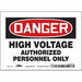 Safety Sign 5 inx7 in Vinyl