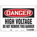 Safety Sign 7 in x 10 in Polyethylene