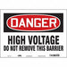 Safety Sign 10 in x 14 in Vinyl
