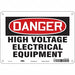Safety Sign 7 inx10 in Polyethylene