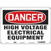Safety Sign 10 in x 14 in Polyethylene