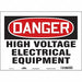 Safety Sign 10 inx14 in Vinyl