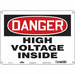 Safety Sign 10 in x 14 in Polyethylene
