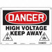 Safety Sign 10 in x 14 in Aluminum