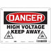 Safety Sign 7 inx10 in Polyethylene