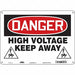 Safety Sign 10 inx14 in Polyethylene