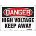Safety Sign 10 inx14 in Aluminum