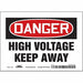 Safety Sign 5 inx7 in Vinyl
