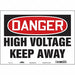 Safety Sign 10 inx14 in Vinyl