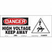 Safety Sign 7 in x 17 in Vinyl