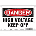 Safety Sign 7 in x 10 in Aluminum