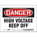 Safety Sign 5 inx7 in Vinyl