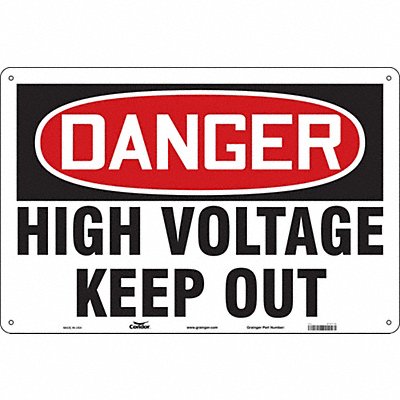 Safety Sign 24 in x 36 in Polyethylene