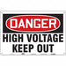 Safety Sign 24 in x 36 in Polyethylene