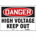 Safety Sign 14 inx20 in Vinyl