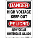 Safety Sign 20 inx14 in Polyethylene