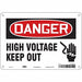 Safety Sign 7 in x 10 in Aluminum