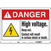 Safety Sign 14 inx20 in Polyethylene