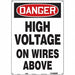 Safety Sign 20 inx14 in Polyethylene