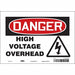 Safety Sign 7 inx10 in Vinyl