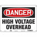 J6933 Safety Sign 10 inx14 in Aluminum