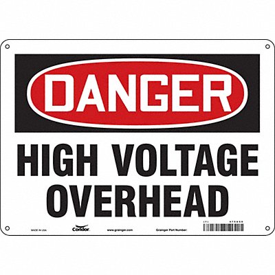 J6933 Safety Sign 10 inx14 in Vinyl