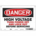 J8886 Safety Sign 7 in x 10 in Aluminum