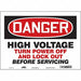 J8886 Safety Sign 10 inx14 in Vinyl