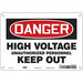 Safety Sign 7 inx10 in Polyethylene
