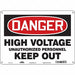 Safety Sign 10 inx14 in Polyethylene