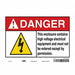Safety Sign 7 in x 10 in Vinyl