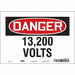 Safety Sign 7 inx10 in Vinyl