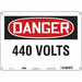 Safety Sign 10 in x 14 in Polyethylene